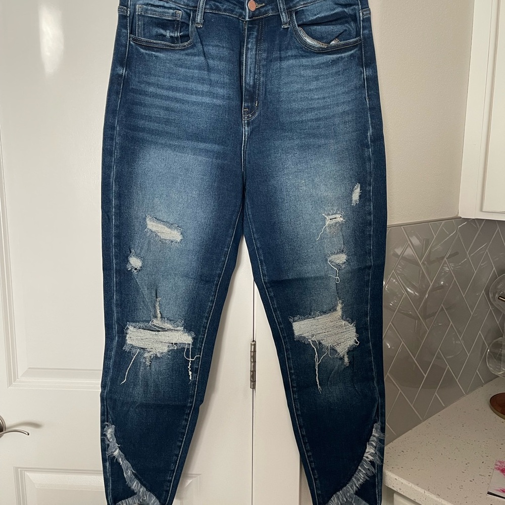 KanCan Kurvy Ultra High Rise Ankle Skinny Jeans